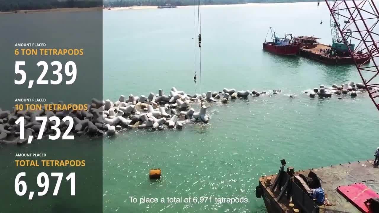 Accelerating Breakwater Construction with Trimble Marine Construction Systems