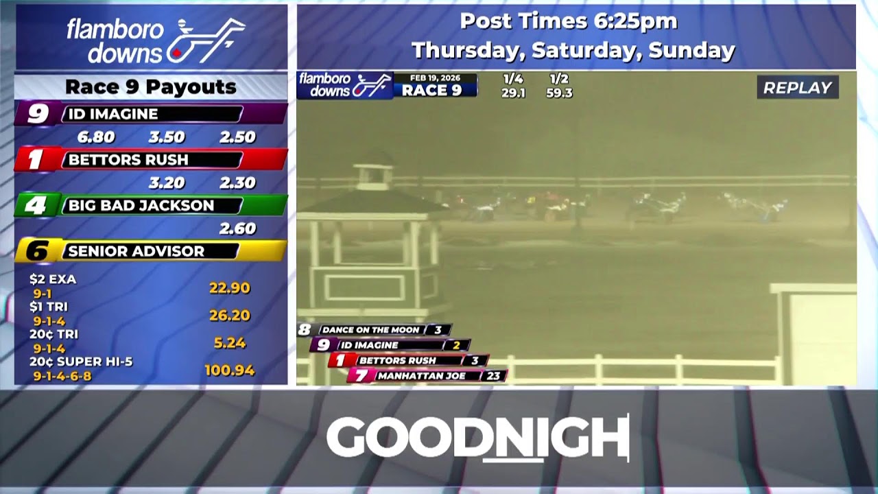 Flamboro Downs Live Stream 02/19/2026