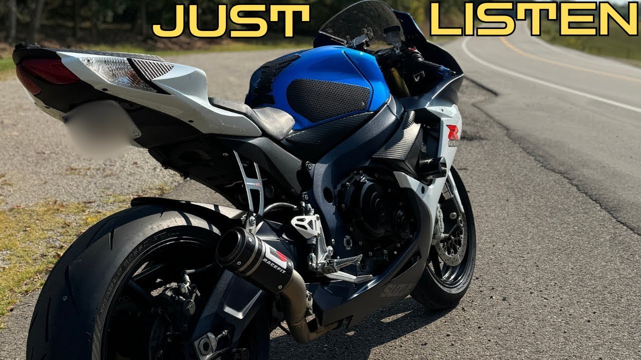 Beautiful Sound Of A GSXR 750 | Morning Scenic Ride