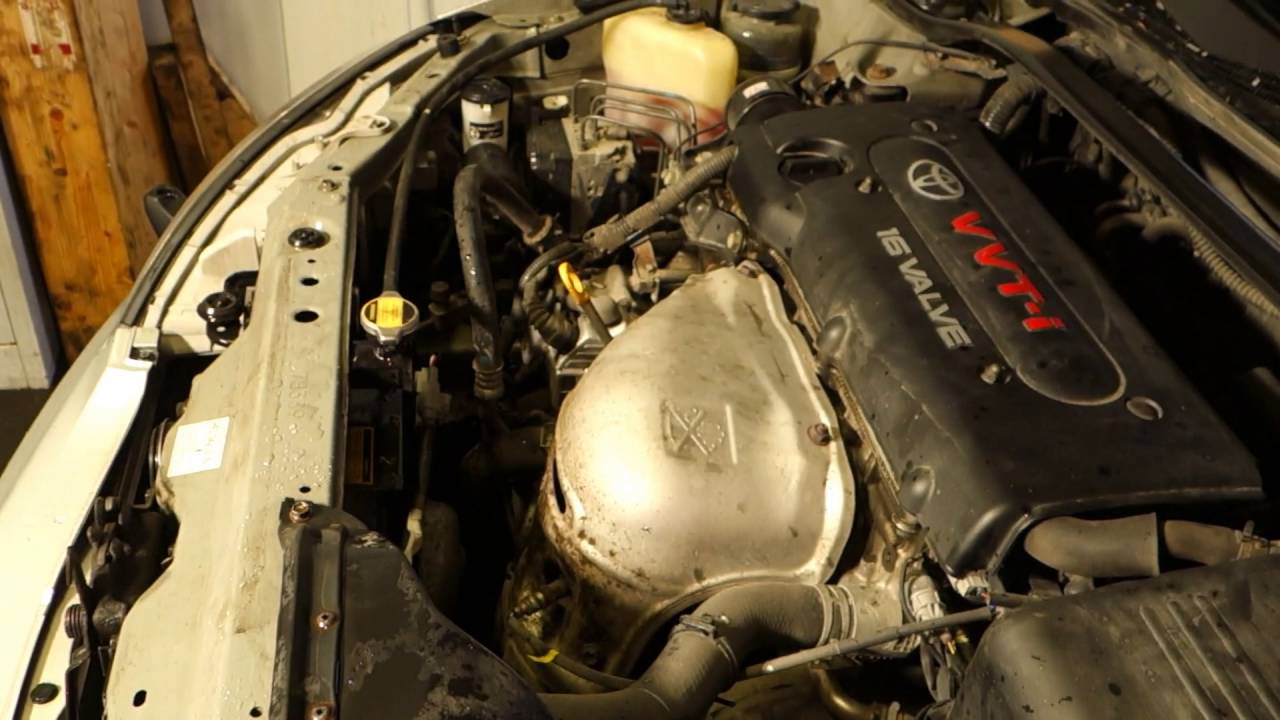 Расположение сирены в автомобиле Toyota (2002–2010 гг.)