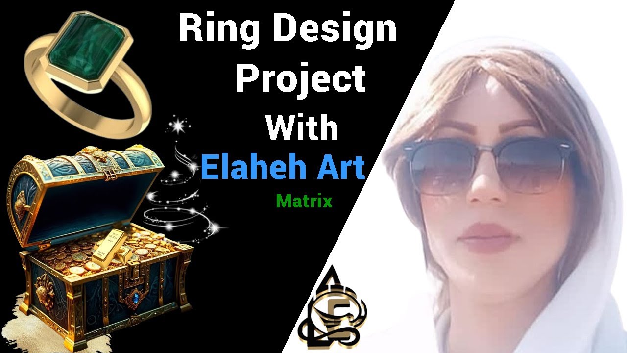 How to make Jeweled Ring with Matrix 9 software Jewelry design CAD || Rino || Matrix Tutorial