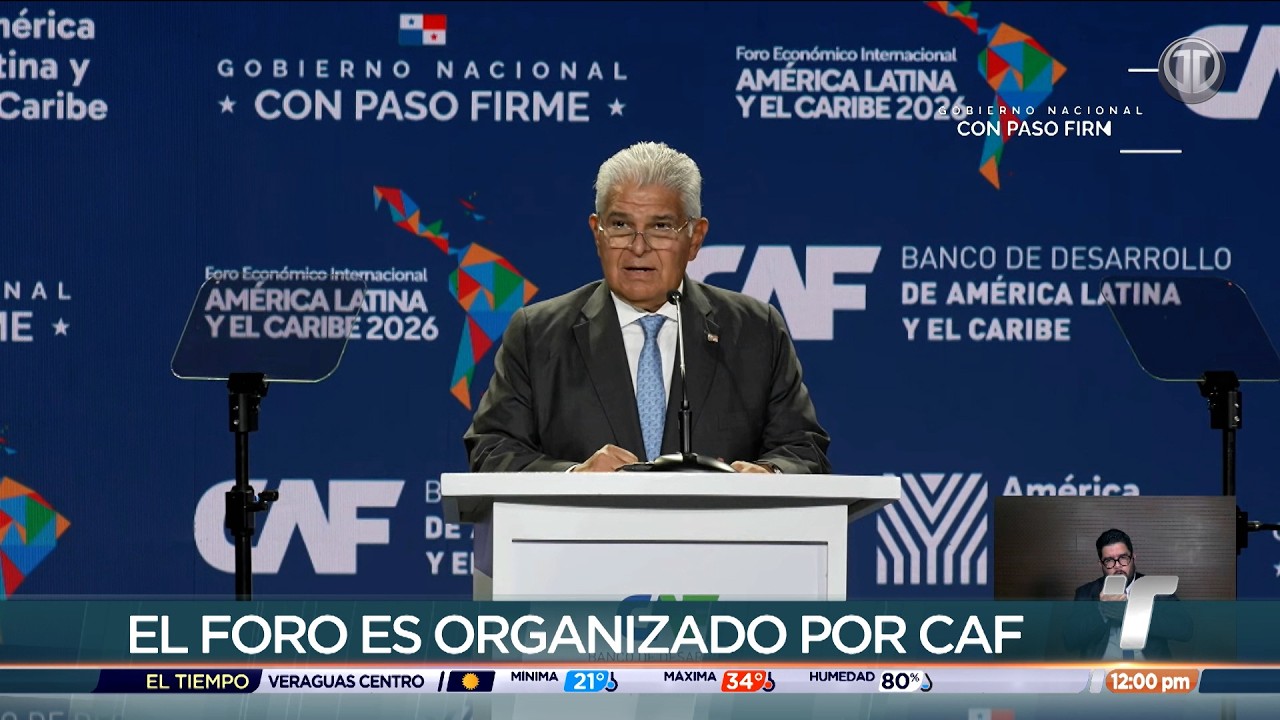 Panamá es sede del Foro Económico Internacional América Latina y el Caribe 2026