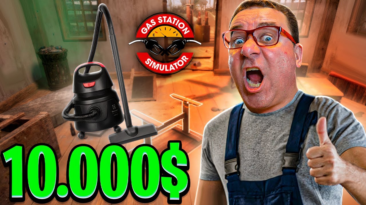 GAS STATION SIMULATOR #34 | DEI 10.000$ PELO VACUM! VALEU A PENA???