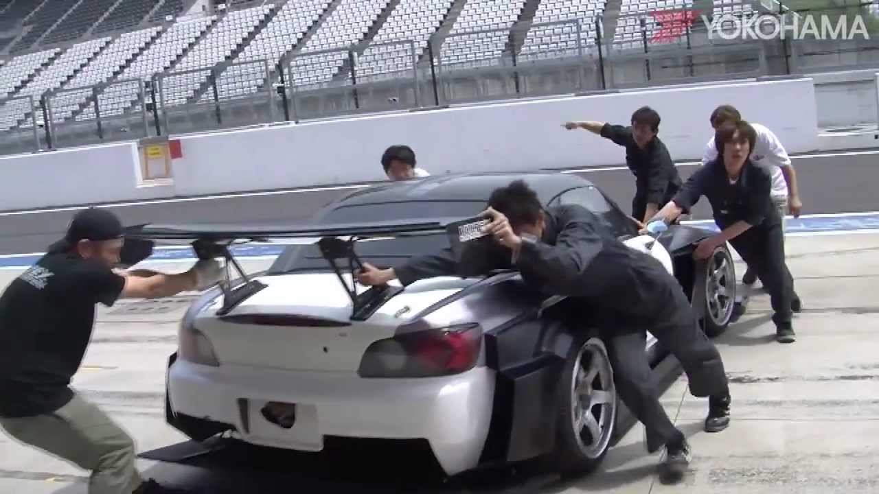 Detailed video of Top Fuel Honda S2000 time attack car testing for WTA at Suzuka Circuit