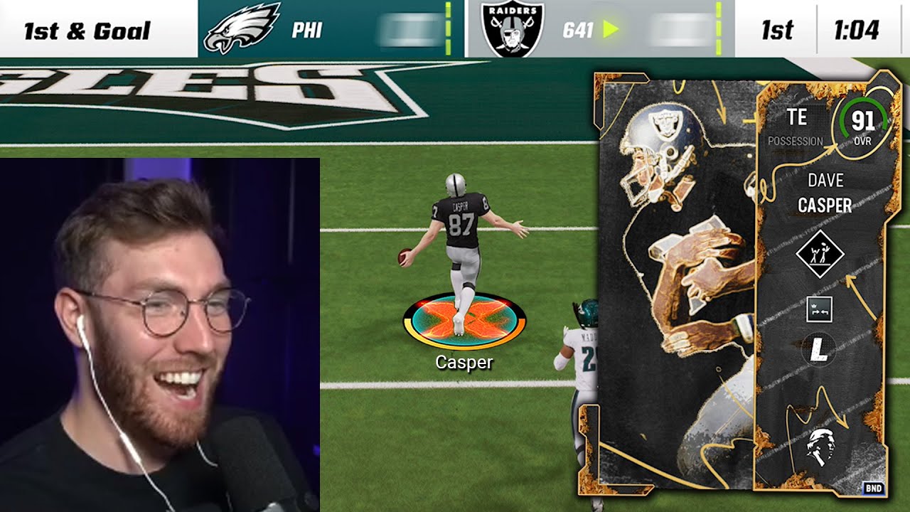 Using 91 Overall FREE Dave Casper (Weekend League Games 11-15)