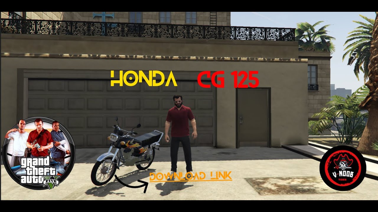 Honda CG125 2023 Mod In GTA 5 | Hindi/Urdu