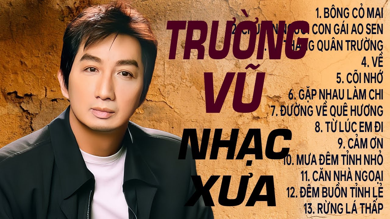 Nhạc Xưa Trường Vũ Cấm Nghe Vì Quá Hay - LK Bông Cỏ Mai | Nhạc Hải Ngoại Cực Hay