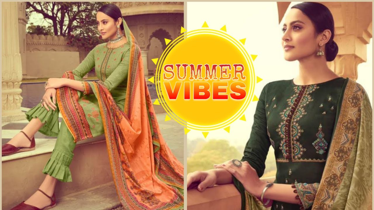 Elegant Summer Lawn Dress Designing ideas 2020 | Embroidery & Printed Lawn Suits | Libas e Jamila