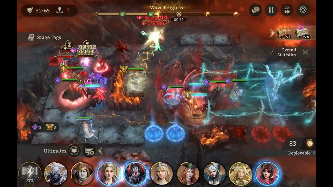 Molten Obsidian | Red 4 | Priestes & Thick beholders | Watcher of realms 