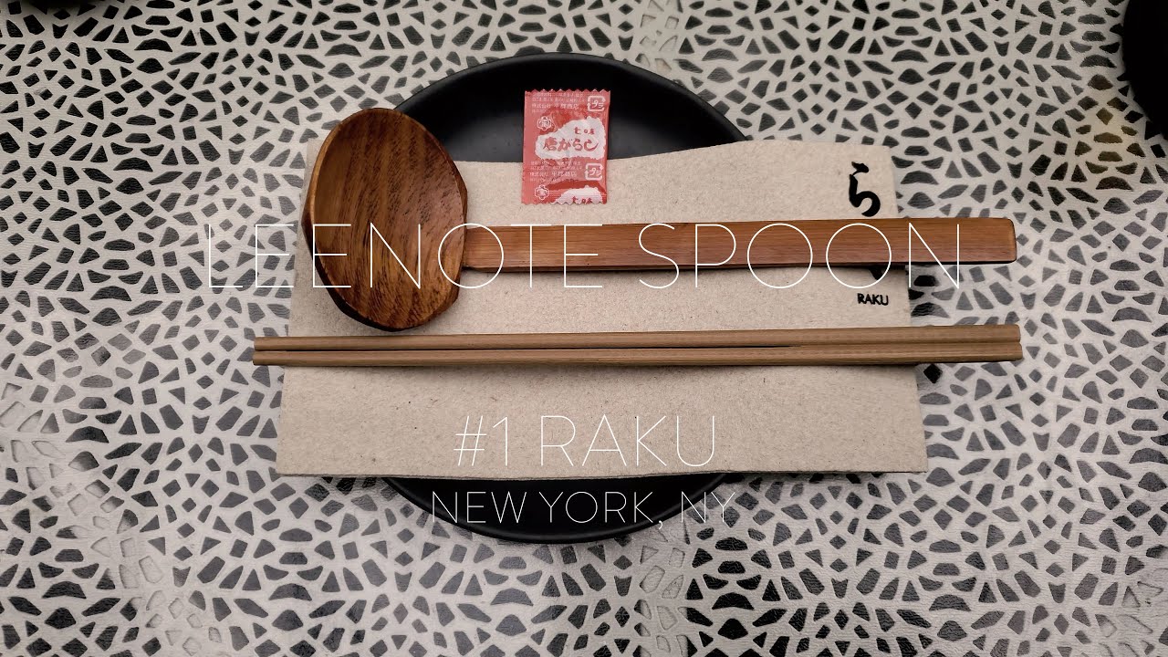 Leenote Spoon #1 Raku (New York, NY) | Japanese Udon | Samsung Galaxy Note 10 | 4K