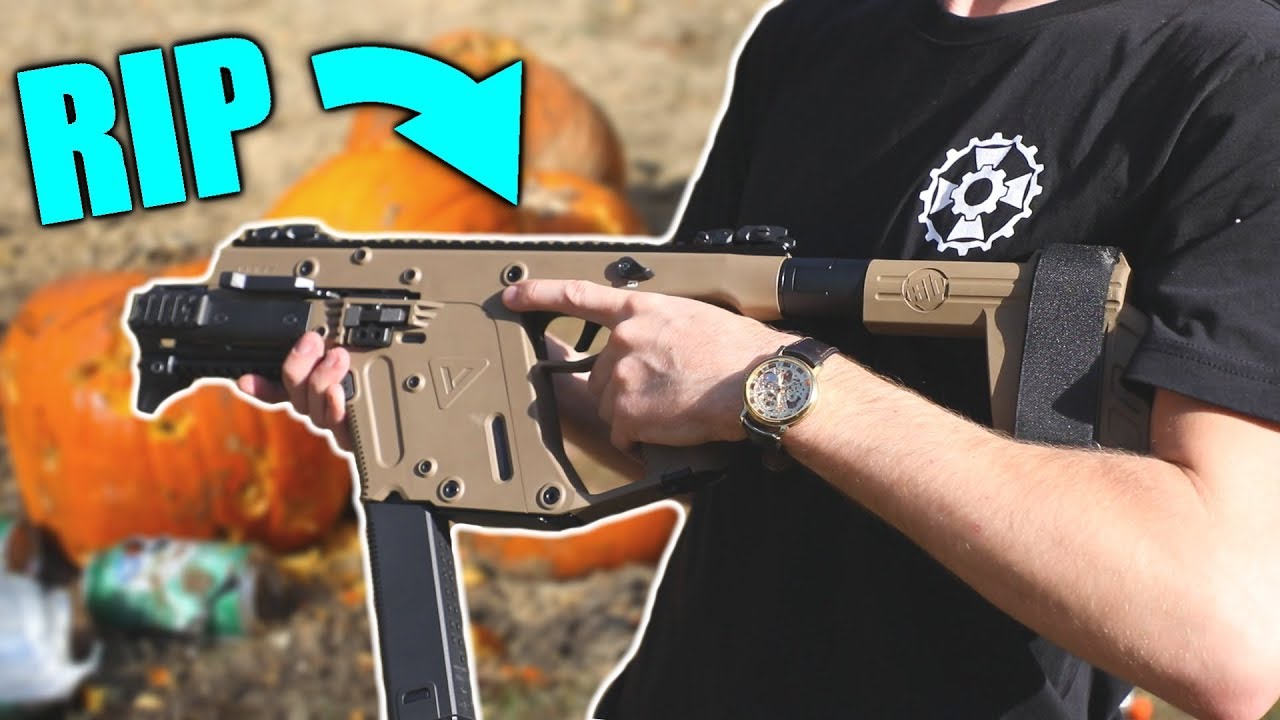 Airsoft VS Real KRISS VECTOR!  (Is This Gun Too Powerful?)