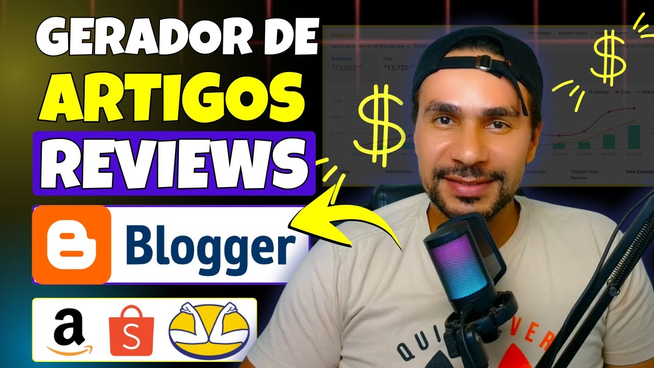 Como CRIAR Artigos REVIEW no Blogger com AUTOMA&Ccedil;&Atilde;O Profissional e R&aacute;pida