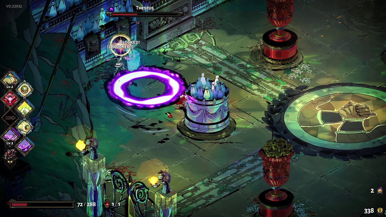 HADES - Theseus and Asterius Minotaur Boss Fight - Shield of Chaos