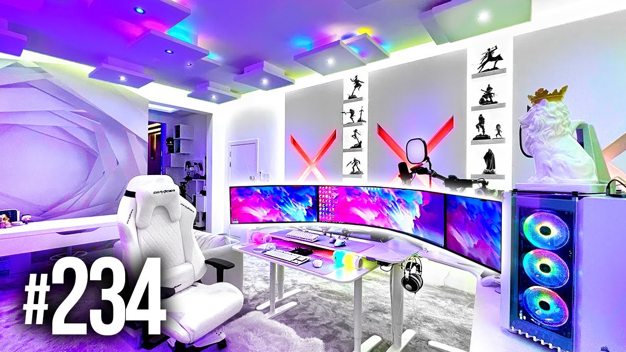 Room Tour Project 234  - BEST Desk & Gaming Setups!