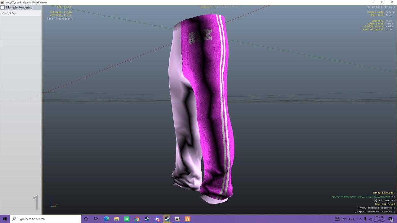 How to make Gang clothing in Fivem Gang Sweats