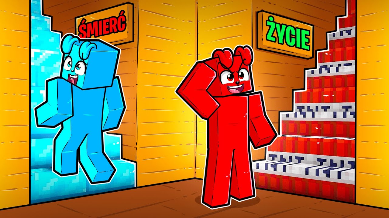 NIE WYBIERZ ZŁYCH SCHODÓW w Minecraft!