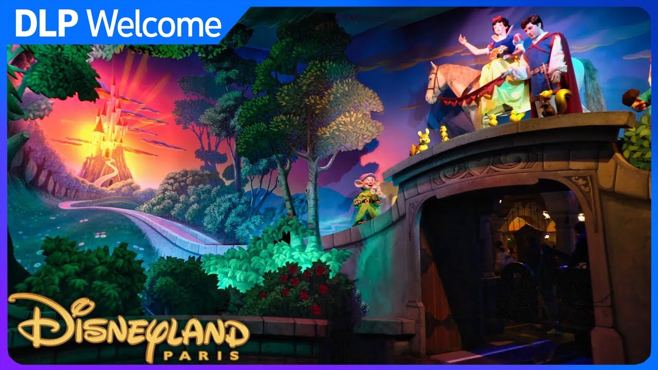Snow White's Scary Adventure Dark Ride - 4K On Ride - Extreme Low Light - Disneyland Paris