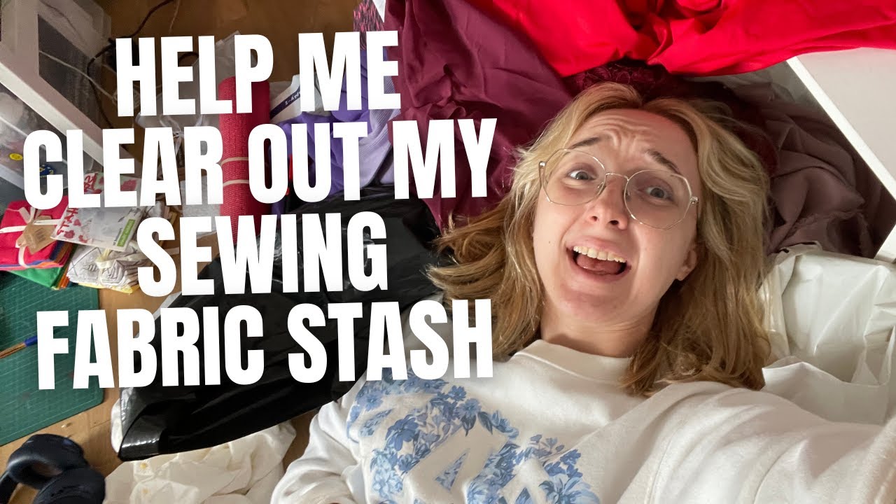 Sorting my fabric stash fully for the first time in 2 years