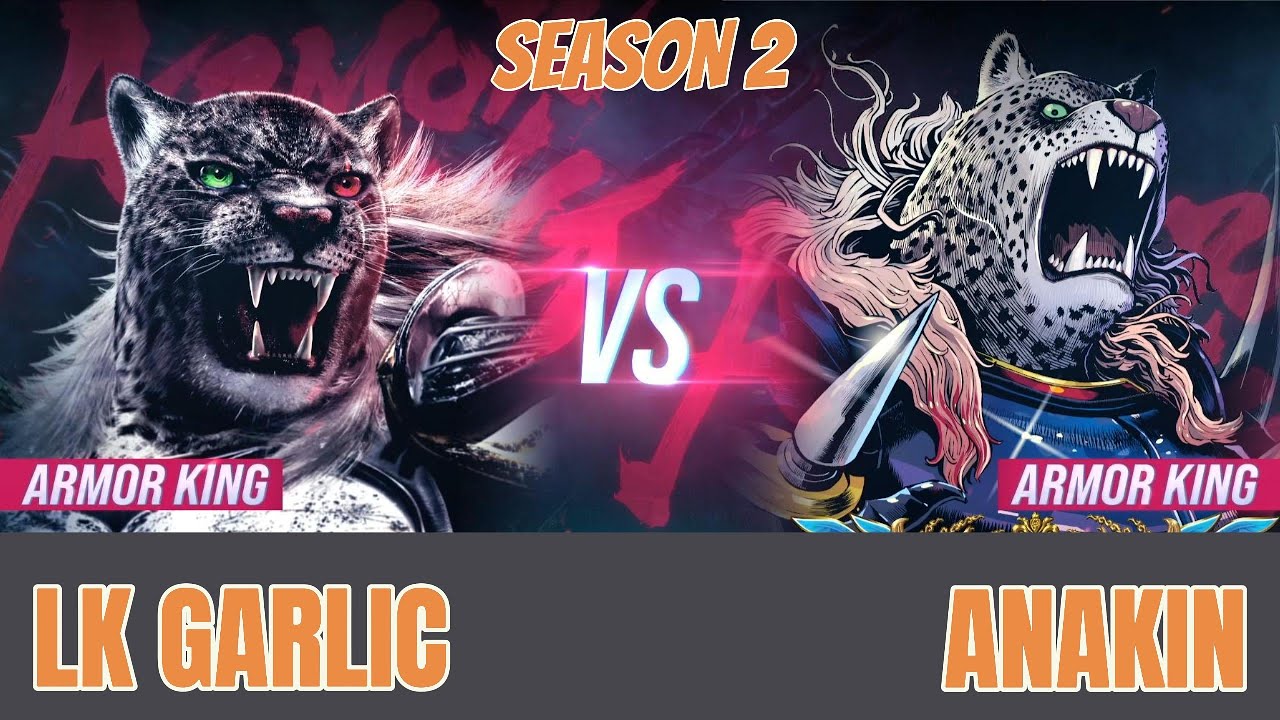 ARMOR KING (LK Garlic) vs. ARMOR KING (Anakin) Tekken 8 SE2 Ranked Matches