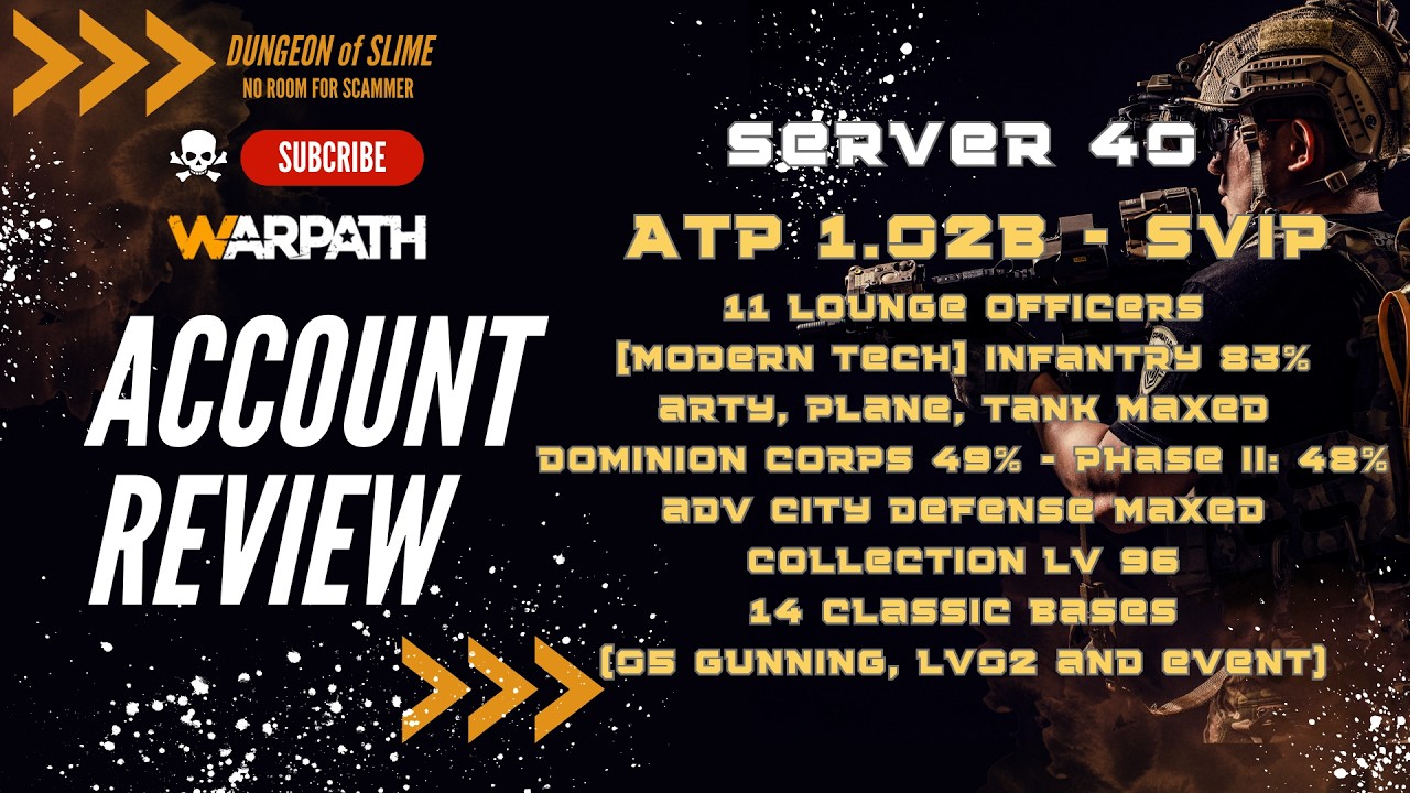 Server 40 - ATP 1.02B - SVIP - 11 LOUNGE OFFICERS - COLLECTION LV 96 - 14 CLASSIC BASES