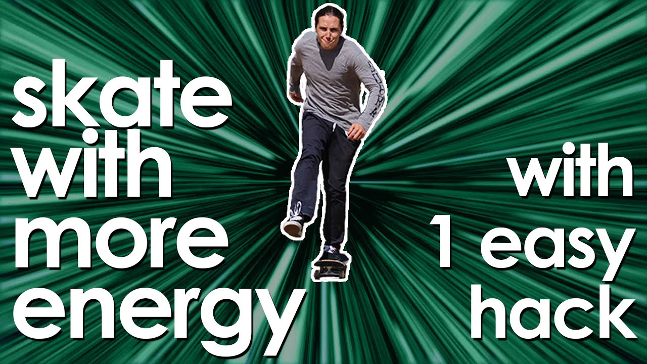 One HACK For More ENERGY When You SKATE