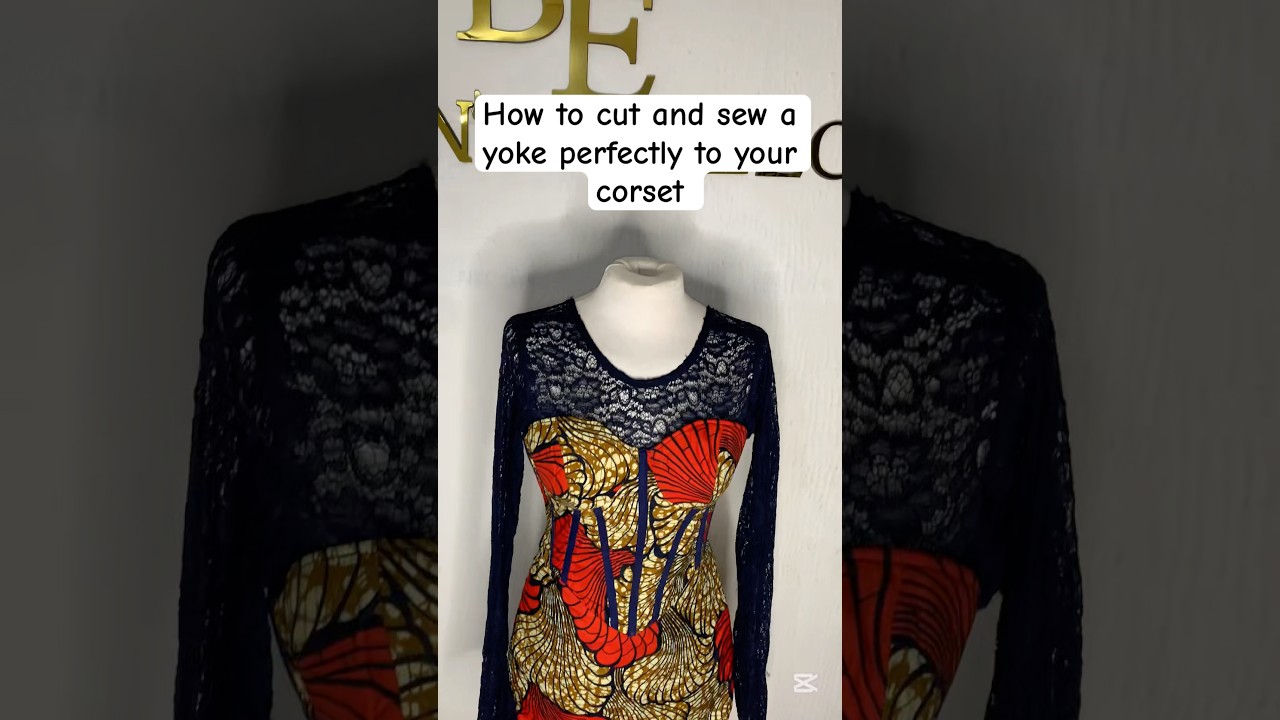 How to Cut and Sew a Yoke to Your Corset Like a Professional