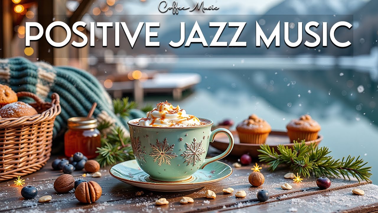 Positive Jazz Music 🌿 Gentle Bossa Nova Coffee Ambience for Peaceful Focus and Happy Mood