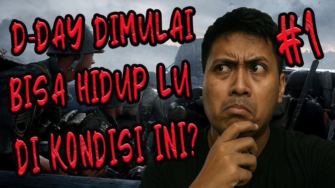 NERAKA DI NORMANDIA! - Call of Duty WWII Indonesia Part 1 (D-Day)