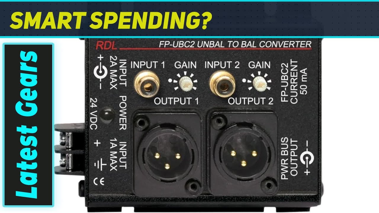 RDL FP-UBC2: Оптимальное 2-канальное решение для преобразования небалансного звука в балансный