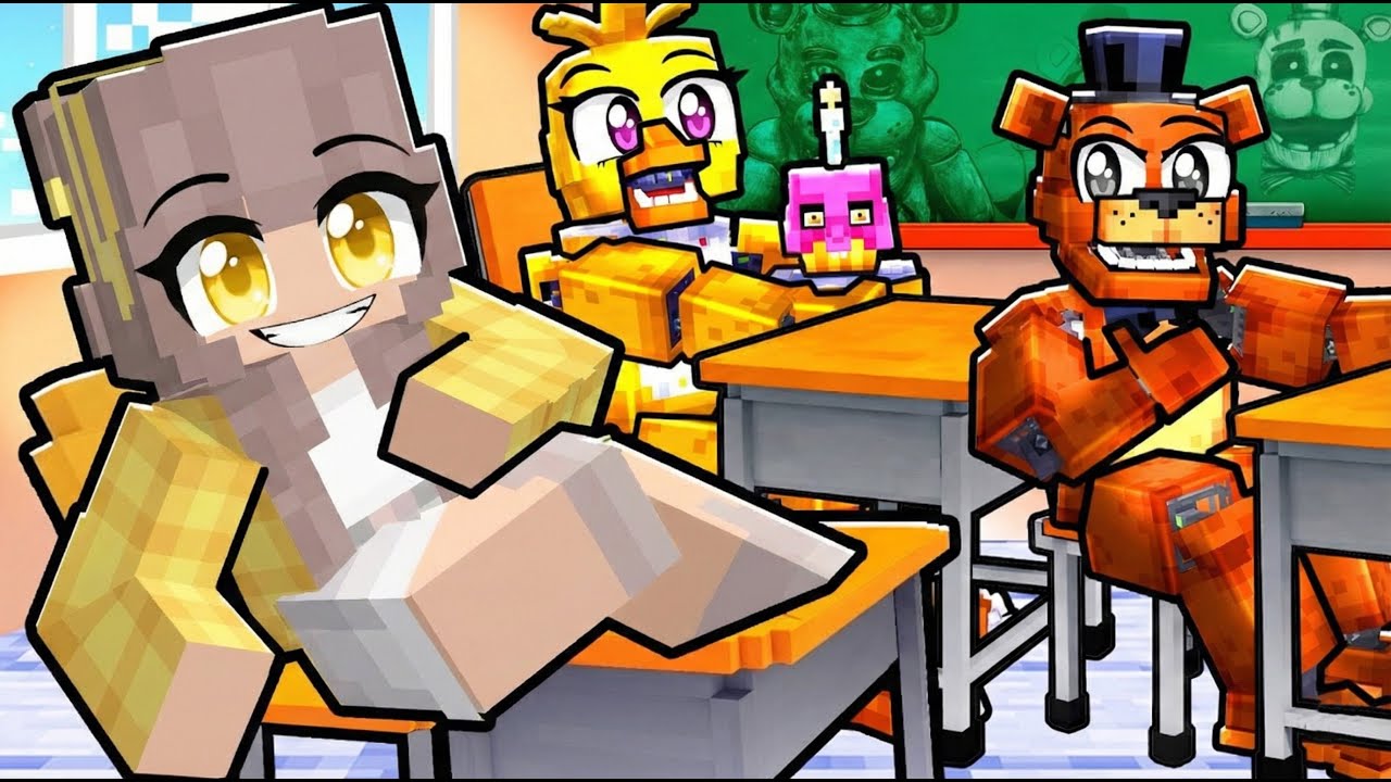 SUNT LA SCOALA FNAF!!!