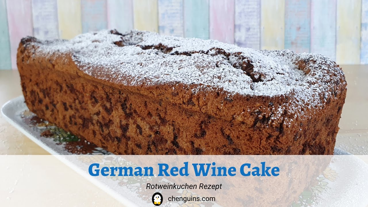 How to make German Red Wine Cake