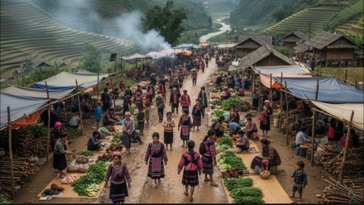 Khám phá - phiên chợ chiềng -￼ bán nhiều đồ đặc sản