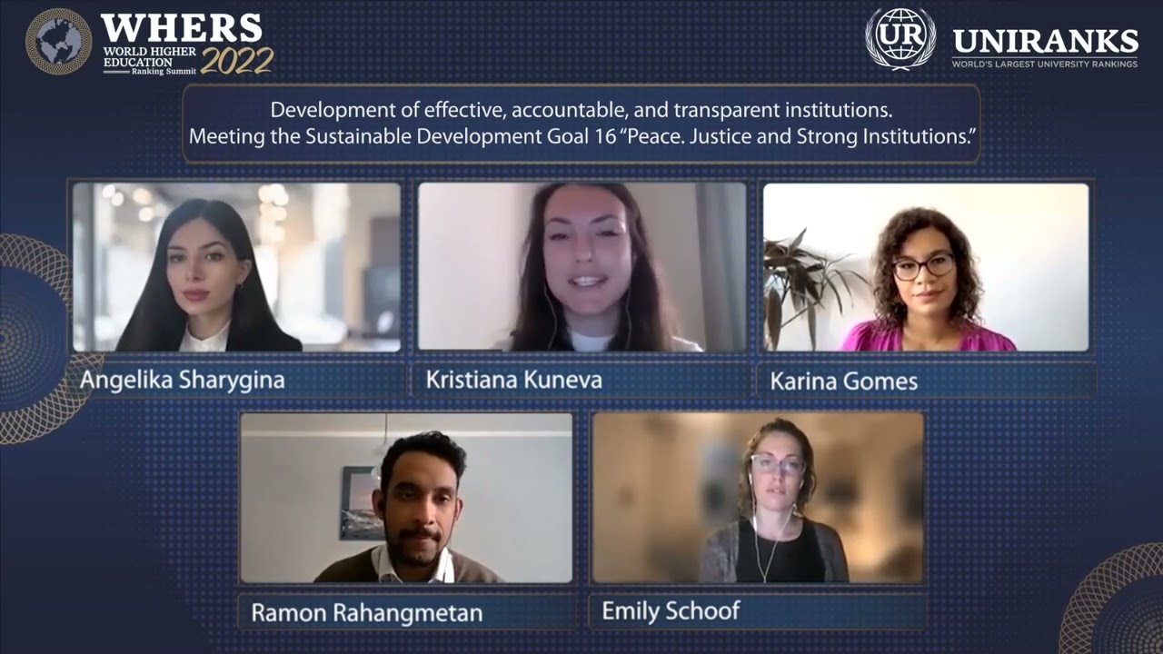 Development of effective, accountable, and transparent institutions