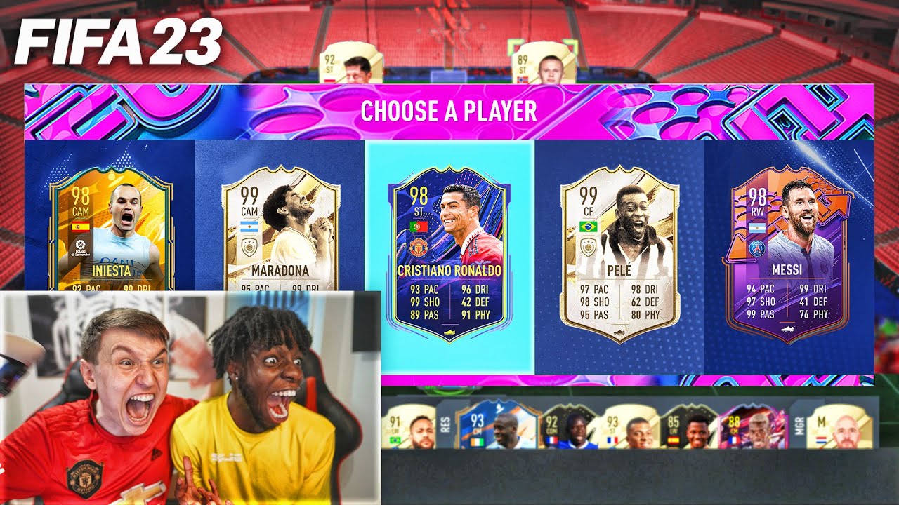 198 RATED!! - FIFA 23 OTW FUT DRAFT WAGER VS SV2!