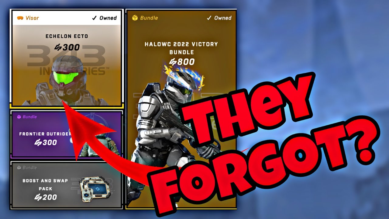 343 forgot to update the Halo Infinite shop?