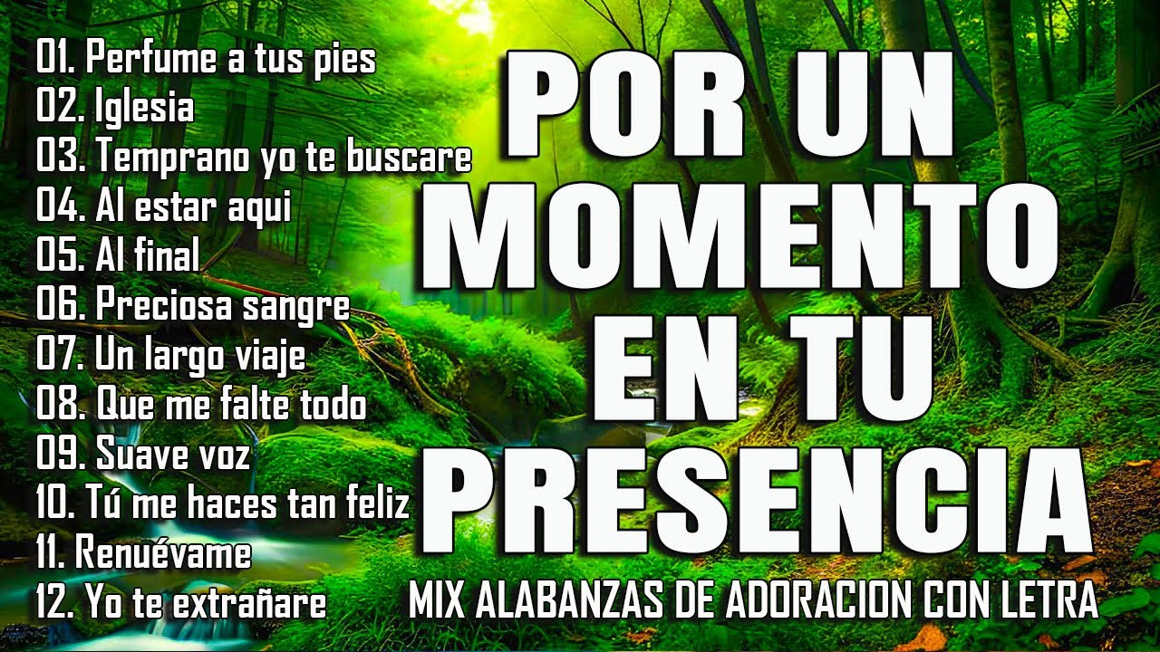 PERFUME A TUS PIES - MIX ALABANZAS PODEROSAS QUE DAN FUERZAS CON LETRA - HIMNOS CRISTIANOS 2023