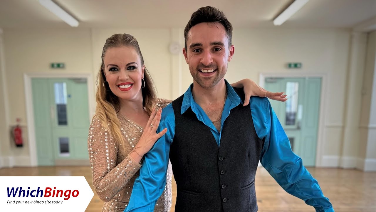 Joanne Clifton teaches WhichBingo's Charlie Shakespeare the Jive!