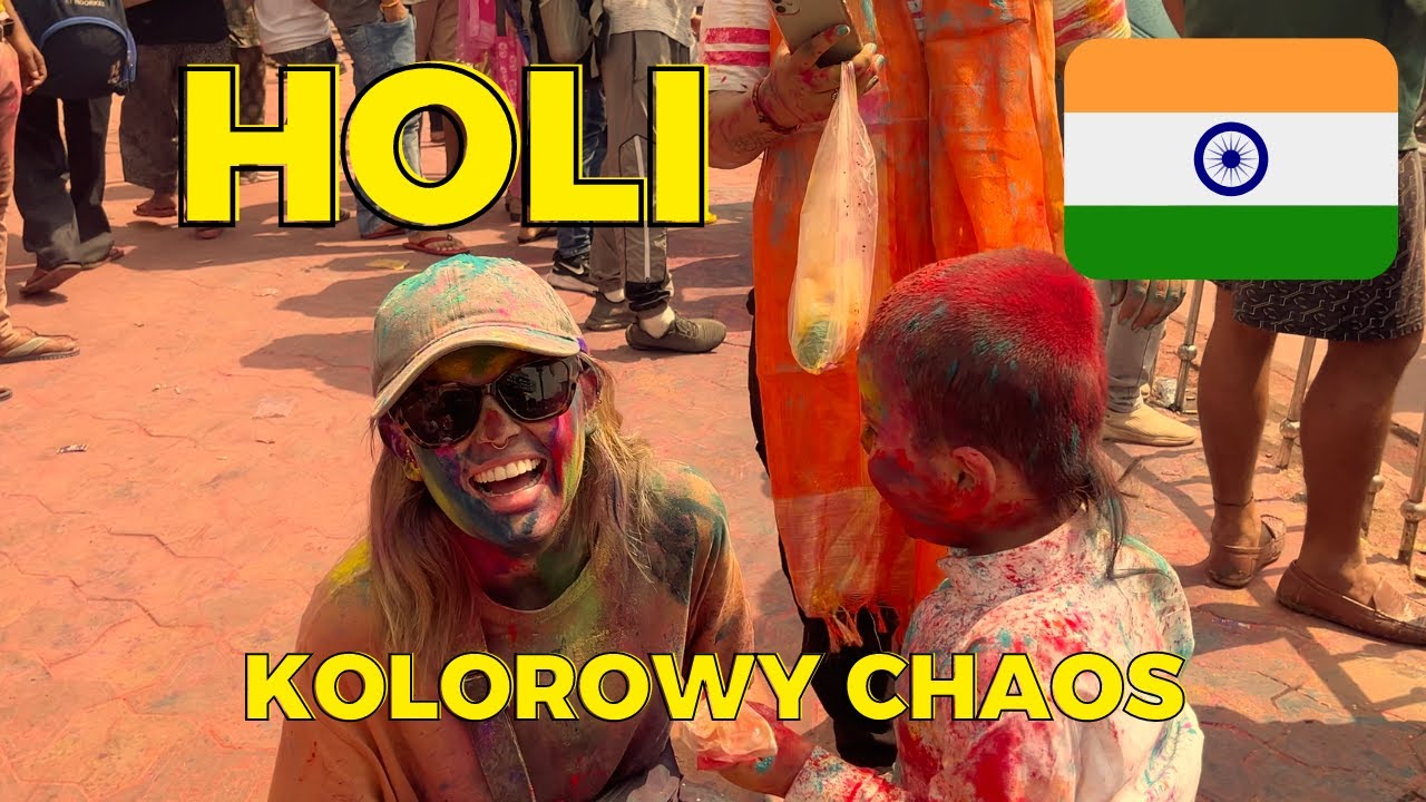 Przeżyliśmy Holi w Varanasi! Największy festiwal kolor&oacute;w w Indiach