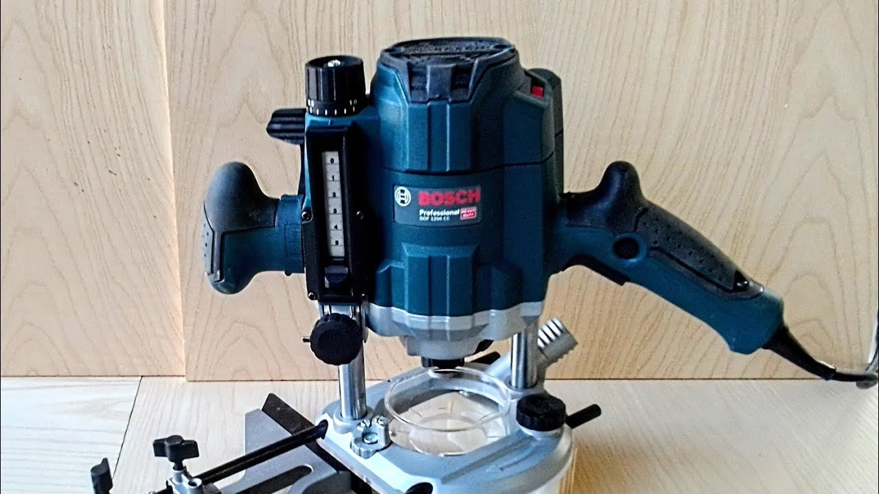 Bosch GOF 1250 CE, elettrofresatrice. 2ª parte: la prova.