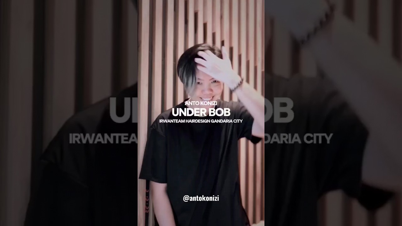UNDER BOB! @blessedmelon ..@irwanteamhairdesign @irwanteamgandariacity  #underbob #underbobhaircut