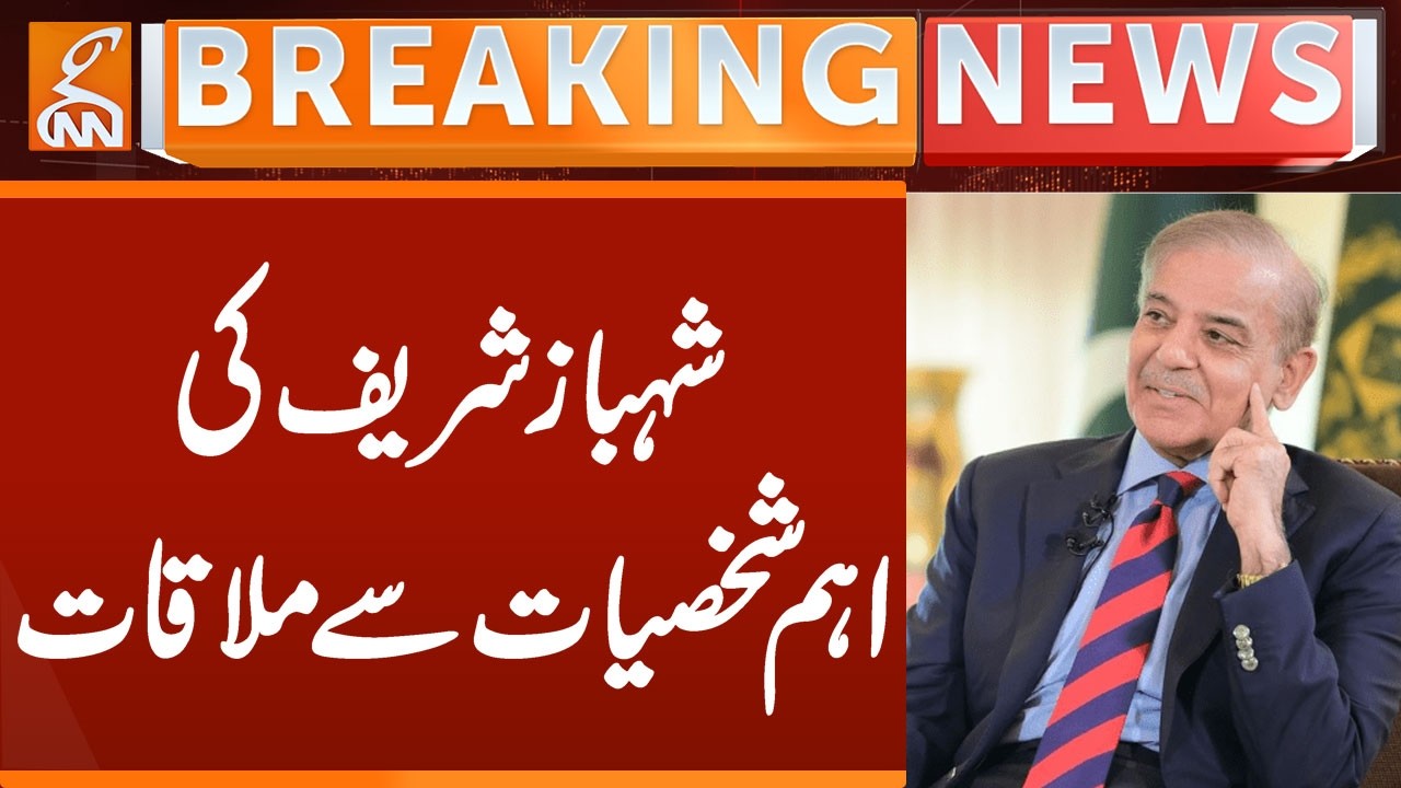 PM's Shehbaz Sharif's Important Meeting | Breaking News | GNN