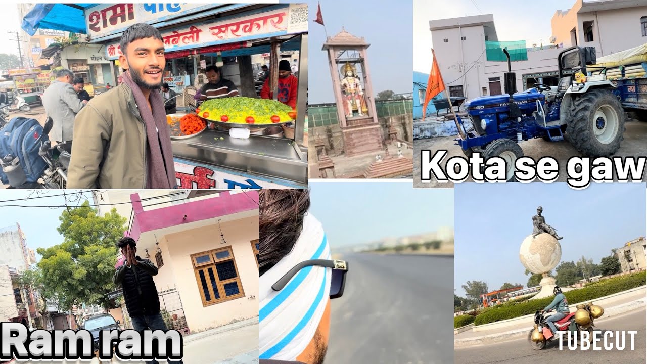 Kota se gaw last valog or subh subh hi viru ne marjan mara 