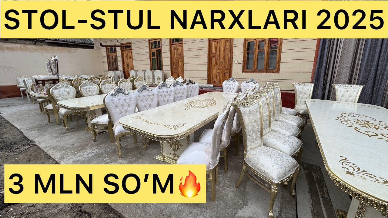 3 MLN SO’MDAN🔥STOL STULLARIMIZ 1-QO’L USTADAN VIDEO OBZOR🔥