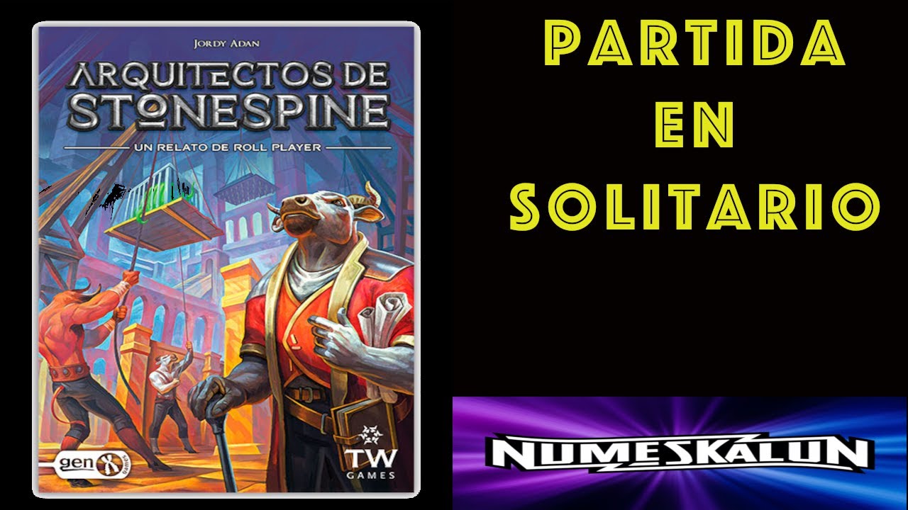 Arquitectos de StoneSpine  - Partida en Solitario
