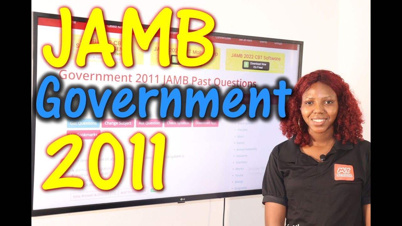 JAMB CBT Government 2011 Past Questions 1 - 25