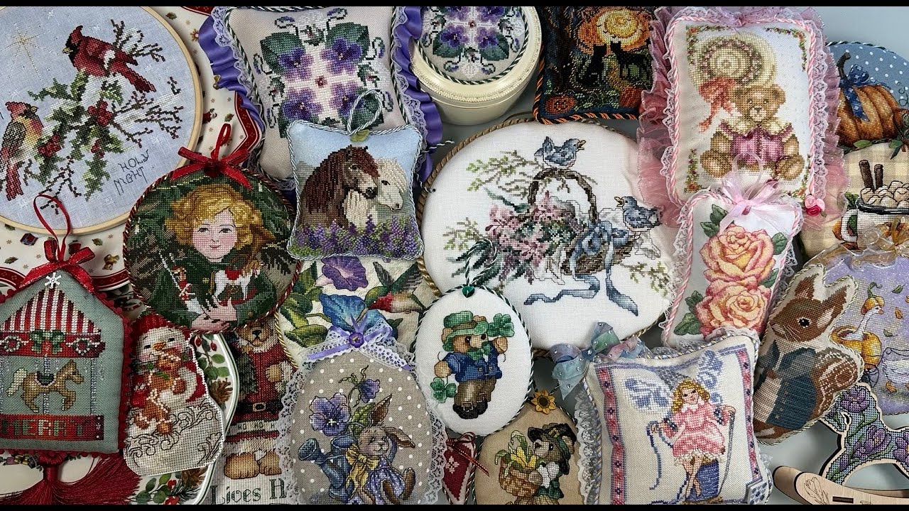 #50 Вышивальные итоги 2024 года: 37 готовых работ: Dimensions, Lanarte, Janlynn