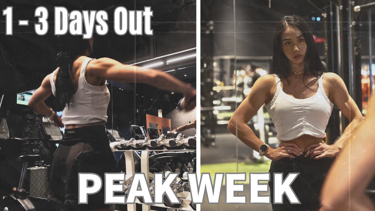 【大会まで3〜1日】4ヶ月間の減量終了！Peak Week Pt.2