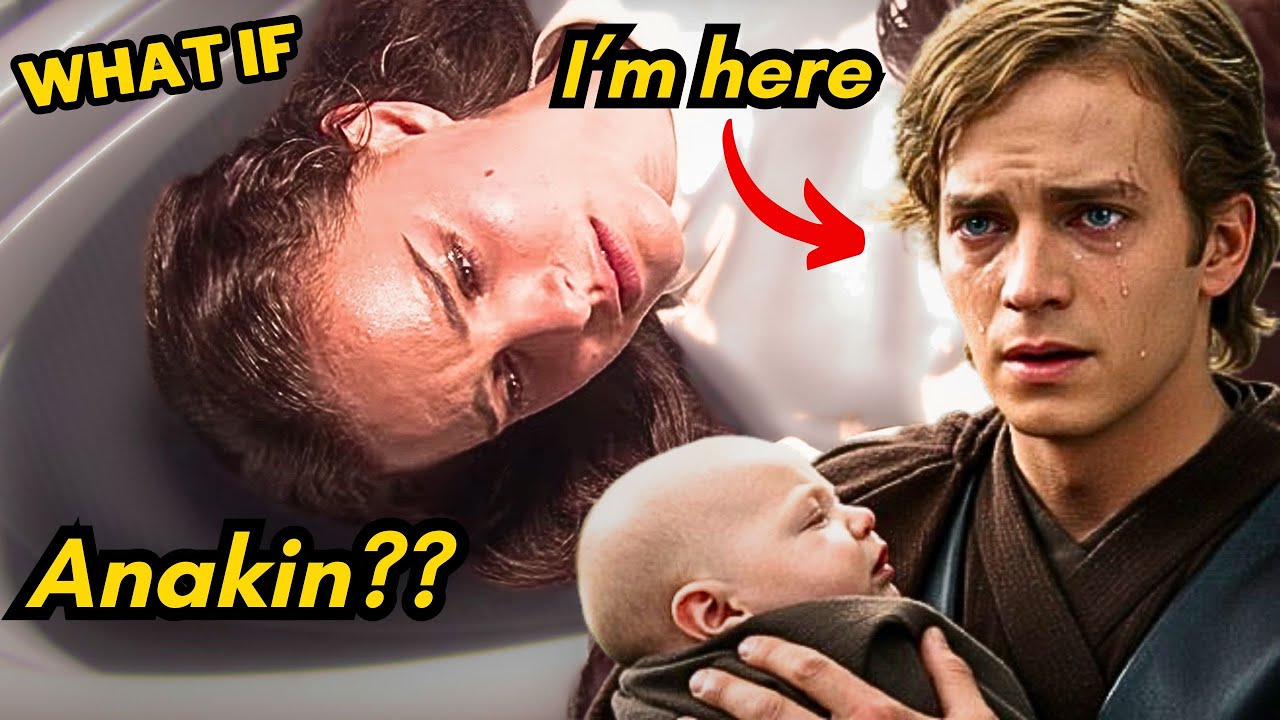 What if Anakin SAW Luke & Leia BEING BORN
