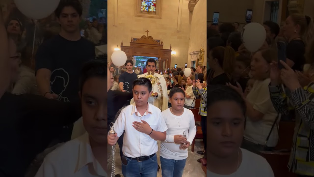 Momento de exacto de la llegada de las Reliquias de Carlo Acutis