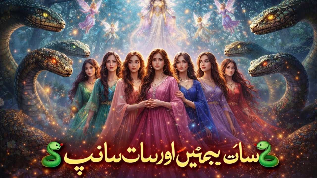 Seven Sister & Seven Snakes | Urdu Stories | Hindi fairy tales |  